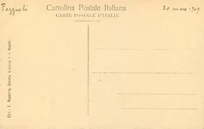 Pozzuoli — Arene — kartka pocztowa włoska — Rewers