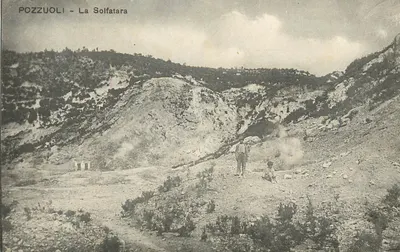 Pozzuoli - A Solfatara — editor E. Ragozino, Nápoles