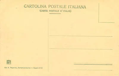 Ravello — Il Campanile e Panorama — Wyd. E. Ragezino, Galleria Umberto I - Napoli 27195 — Rewers