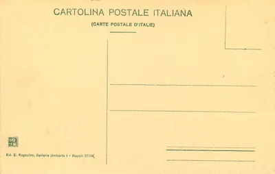 Ravello — Giardini di Villa Rufolo — Wyd. E. Ragozino, Galleria Umberto I - Napoli — Rewers