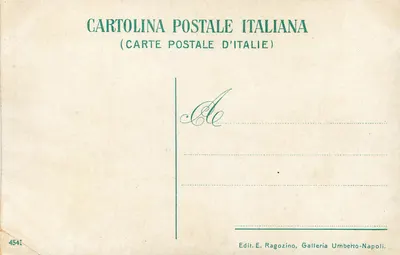 Ravello — Pałac Rufolo — Wejście — Wydawca E. Ragozino, nr 4541 — Rewers