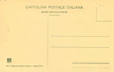 Ravello — Die Fontana — Ed. E. Ragozino, Galleria Umberto I - Napoli 27192 — Rückseite