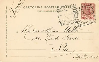 Jardín público del Pincio — Roma — editor Stenner & Co. Dresden 1886 — Reverso