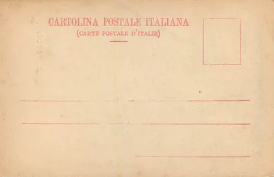 Piazza Barberini z Fontaną Tritona — Rzym — wydawca nieznany, numer seryjny 0241 — Rewers