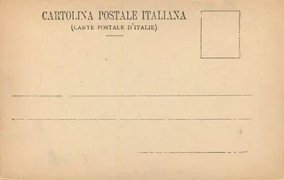 Passeggiata do Monte Pincio — vista sob as árvores com o domo de São Pedro no fundo — editor O.S.M. — Verso