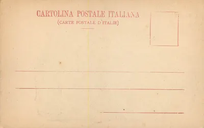 Monumento Cairolì – Monte Pincio — editor no identificado, número de serie no visible — Reverso