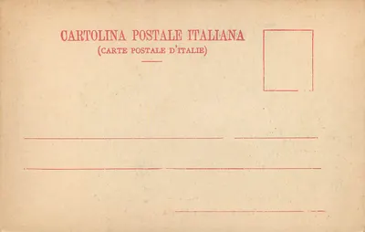 Tombe van Cecilia Metella — Rome — Antieke ansichtkaart Italiaanse postkaart — Achterkant