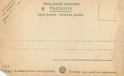 Roma - Villa Adriana - Zwembad — uitgave H.P.G., nr. 153 — Achterkant