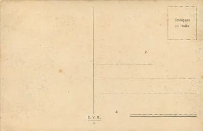 Rzym — Pomnik Wiktoria Emanuela II — E.V.R. n°9 — Rewers