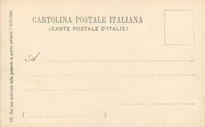 Roma - Coliseu — vista panorâmica — Ing. P. Becchini, n° 718 — Verso