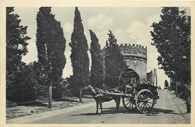 सीसिलिया मेटेल्ला के समाधि — रोम — प्रकाशक सेकामू, श्रृंखला संख्या 1933