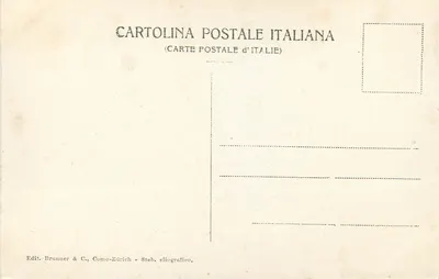 Rzym — Villa Adriana. Bazylika — wydawca Brunner & C., nr 6608 — Rewers