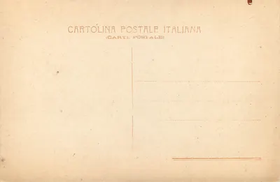 Roma - Vista general del puente y del castillo de S. Ángel — Tarjeta postal italiana — Reverso