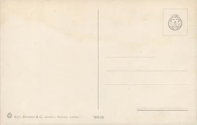 Rzym — Foro Romano — widok ruin i kolumnad — Edit. Brunner & C., Como, n° 18639 — Rewers