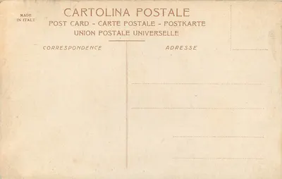 Rzym — Tempio di Castore e Polluce — wydawca Union Postale Universelle — Rewers