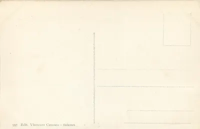 Salerno - Duomo - Atrio — wydawca Vincenzo Cataneo, nr 997 — Rewers
