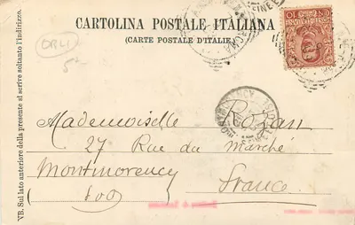 Siena — Katedra i dzwonnica — E. Richter, Rzym, nr 819 — Rewers