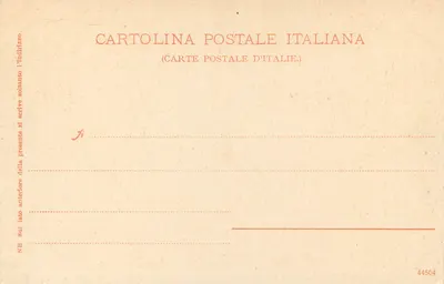 Sorrento — Vallata dei Mulini — Cartolina Postale Italiana n° 44564 — Verso