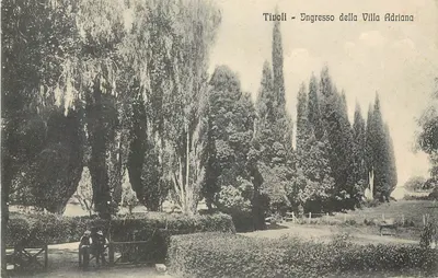 Tivoli - Entrada da Villa Adriana — Editor G. Carosi, n° 1725