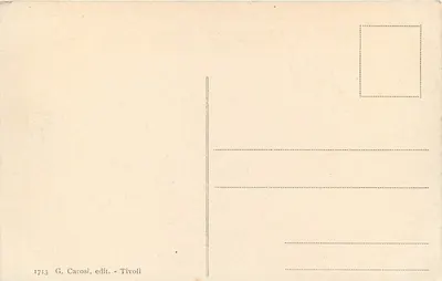 Tivoli - Villa d'Este — Widok ogrodu — G. Carosì, Tivoli — Rewers