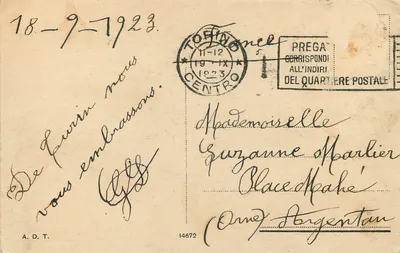 Turin - Via Pietro Micca und Via S. Teresa — Verlag Moltinari — Rückseite