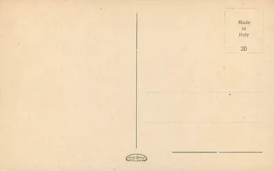 Wenecja - Rio Ca' Bernardo — Wydawca Esare Capello, Mediolan — Rewers
