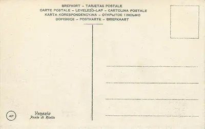 Veneto — Ponte di Rialto — editore AP — Verso