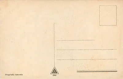Verona - Szczegółowy widok grobu Cangrande — wydawca VT, nr 049 — Rewers