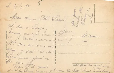 Vicenza — Ângulo do Município e Basílica — Éditrice La Cartolibraria, n° 33647 — Verso