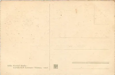 Vicenza - Jardim Salvi - Palácio das Escolas — Verso