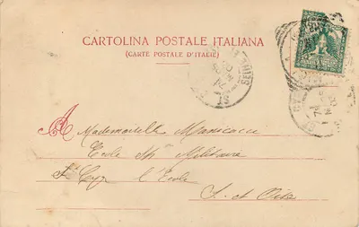 Ventimiglia (Riviera di Ponente) — Panorama — G. Modiano e Co. - Milano - 1206 — Verso