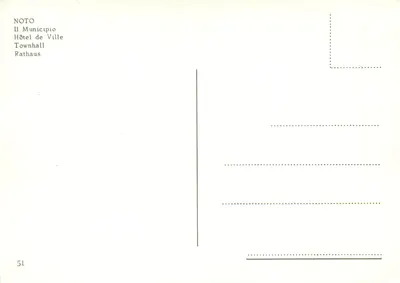 Noto — O Municipio — Editor desconhecido, n° 51 — Verso