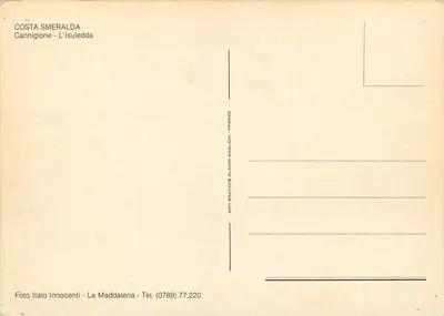 Costa Smeralda — Cannigione - L'Isuledda — Foto Italo Innocenti — Rewers