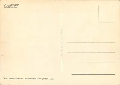 Cala Brigantina — La Maddalena — Foto Italo Innocenti — Verso