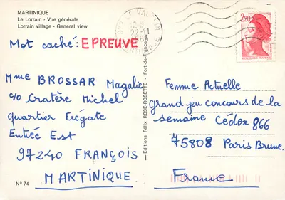 Le Lorrain — Vista geral — Edições Félix Rose — N° 74 — Verso