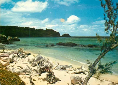 Costa sul da Ilha de Maurício — Vista da praia — Edições C.I.E.M. LTD