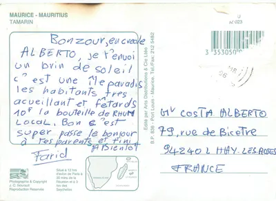 Wzgórze Reunion — widok panoramiczny — wydane przez Arts Louis & Cie Ltée — Rewers