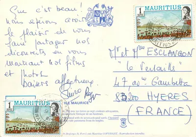 Pile — tereny w siedmiu kolorach — ILE MAURICE — Rewers