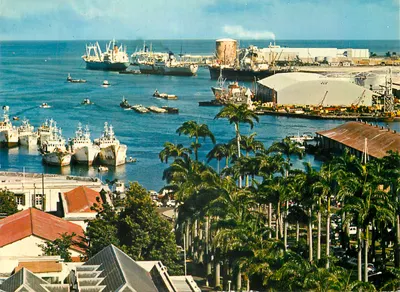 Port-Louis — vista da baía — Les éditions C.I.E.M. - ILE MAURICE