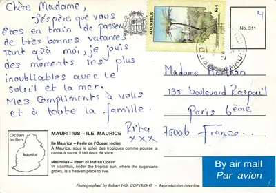 Mauritius — Perle Oceanu Induskiego — Fotografia Roberta NG — Rewers