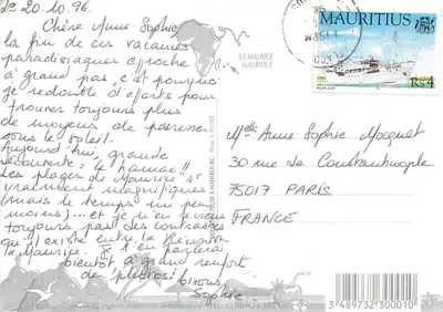 Mauritius — wyspa rajskiego uroku — wydawca A'CEDIS — Rewers