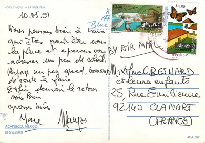 Acapulco — widok z powietrza — A & P GIBERSTEIN — Rewers