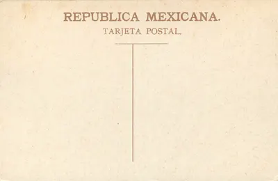 Jardim de Borda — Cuernavaca, México — I. G. Hatton, México No. 3447 — Verso