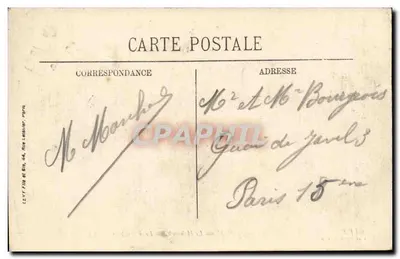 Gérardmer — Łańcuch Woszy (Wschód) — Hohneck — Rheinkopf — Vléc Paris nr 206 — Rewers