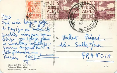 Vista do Rio Gríjalva — México — editor 'México Fotográfico' n°1052 — Verso