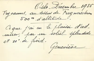 Zasnieżony szczyt Tryvams — Enerett & Co. n° 593 — Rewers