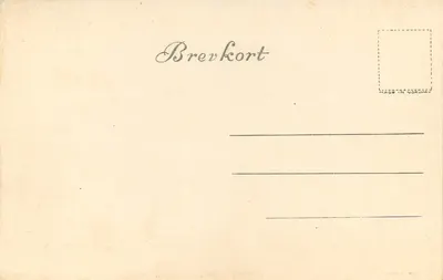 Døsypv Søstre, Geiranger — widok panoramiczny z statkiem — K.M. Berben, n° 2641 — Rewers