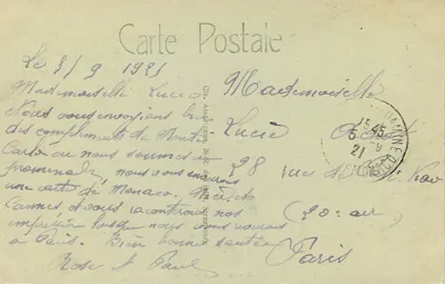 Monte-Carlo - O Casino — CAP, n°53 — Verso