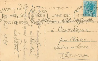 Monako i Monte-Carlo — Ogólny widok — Wydawca: Monaco, nr 138 — Rewers