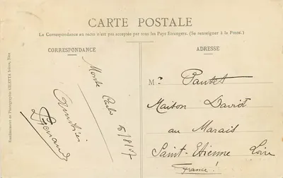 MONTE-CARLO — Kawiarnia de Paris, ogrody, Riviera Palace — Wydawnictwo Giletta, fot., Nice, nr 709 — Rewers